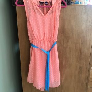 Zunie Girls dress size 8 peachy orange b…